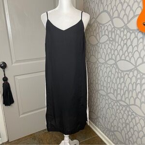 Kaari Blue Size XS Dress Black White Spaghetti Strips Sleeveless